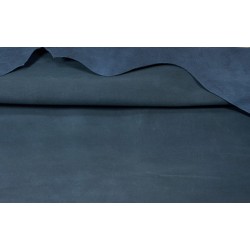 Piel de serraje engrasado anobucado AZUL