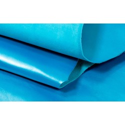 Piel de Vacuno metalizado Azulon