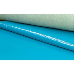 Piel Falda Vacuno tipo charol Azulon